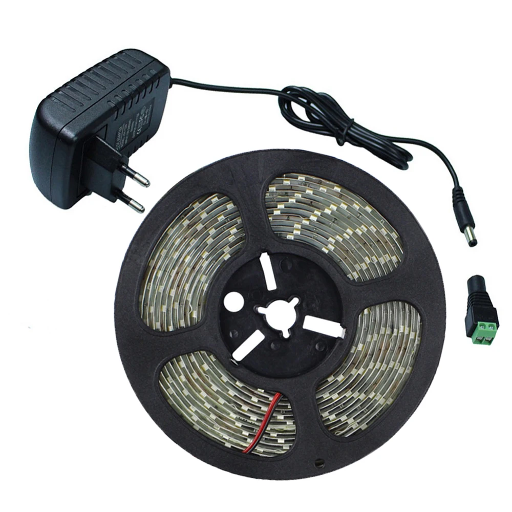 5 м 5630SMD 300 светодиодная полоса освещения Гибкая 5730 Светодиодная лента 12 В