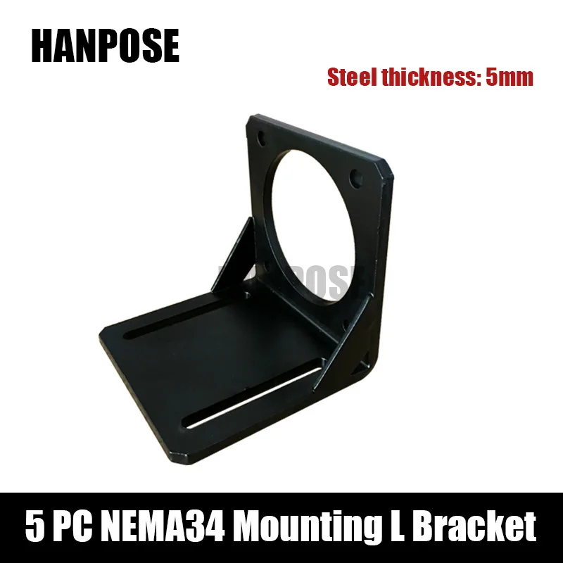 

5pcs Nema 34 Stepper Motor mounting L bracket Nema34 motor