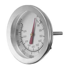 High Quality Bakeware F/C 2 inch Stainless Steel BBQ Smoker Pit Grill thermometer Temp Gauge with Dual Gage 500 Degree Cooking