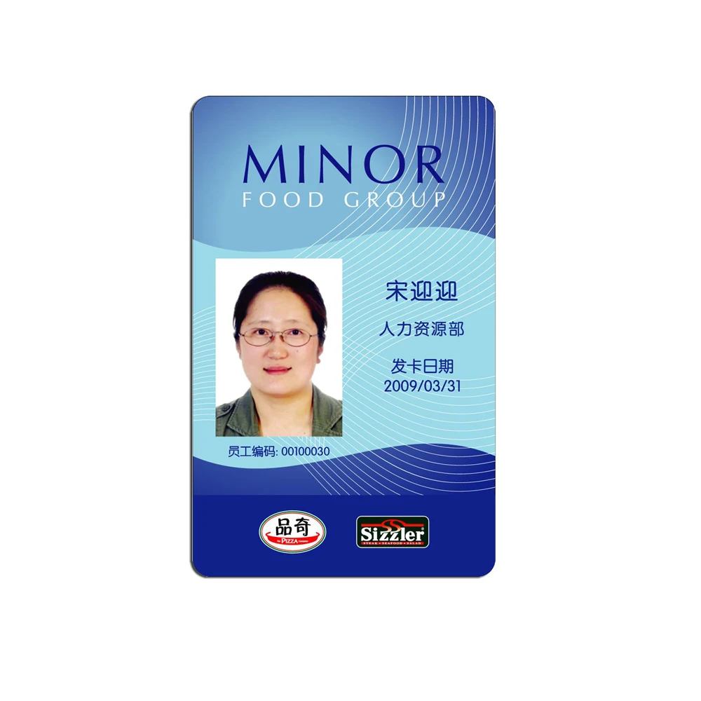 10pcs/lot Plastic Cards Plastic Business Cards Hot Stamping Double-Sided Printing Plastic Card Plastic Membership Card