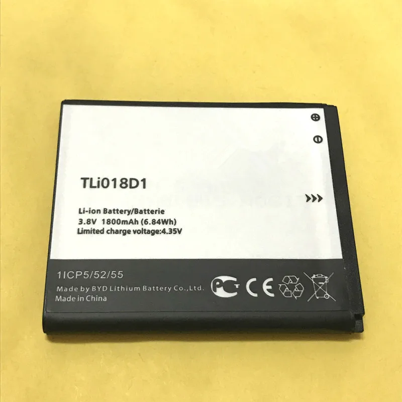 Аккумулятор 1800 мАч для Alcatel onetouch Pop D5 Dual 5038x OT5038X 3 5015D OT 5016 5051A/TLi018D1/TLi018D2 | Мобильные