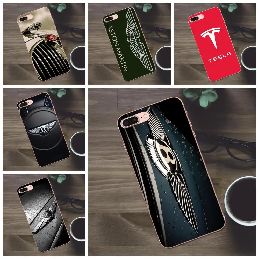 

Bixedx For Apple iPhone 4 4S 5 5C SE 6 6S 7 8 Plus X Galaxy A3 A5 J1 J2 J3 J5 J7 2017 TPU Skin Painting Luxury Brand Car Logo