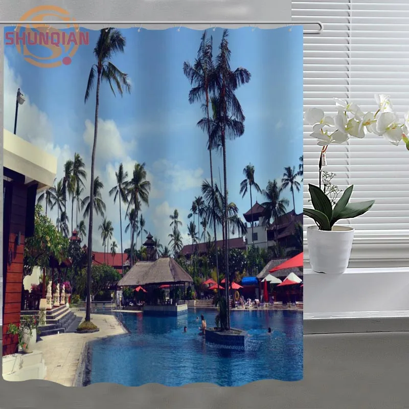 duschvorhang dusche ist umweltfreundlich bali insel dusche vorhang umweltfreundliche moderne stoff polyester benutzerdefinierte duschvorhang home decor h331j59cl in duschvorhang dusche ist umweltfreundlich bali insel dusche vorhang umweltfreundliche moderne stoff polyester benutzerdefinierte duschvorhang home decor h331j59cl in