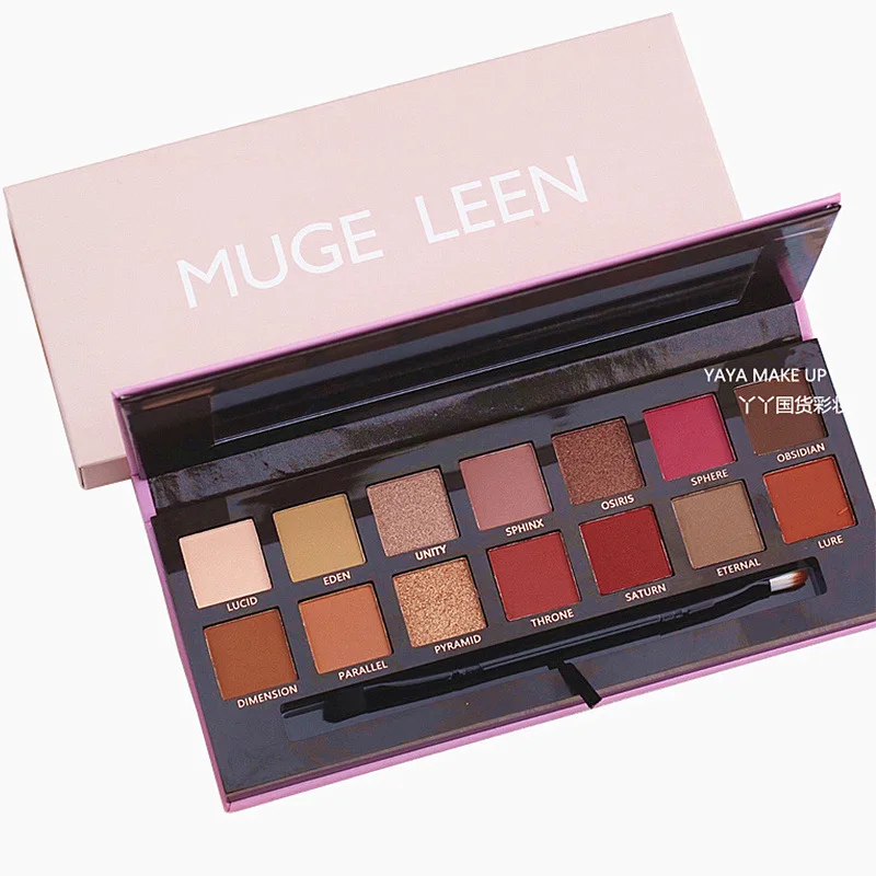 

14 ColorsBrand Renaissance Eyeshadow Makeup Palette Metallic Nude Matte Shimmer EyeShadow With Brush Waterproof Lasting Cosmetic