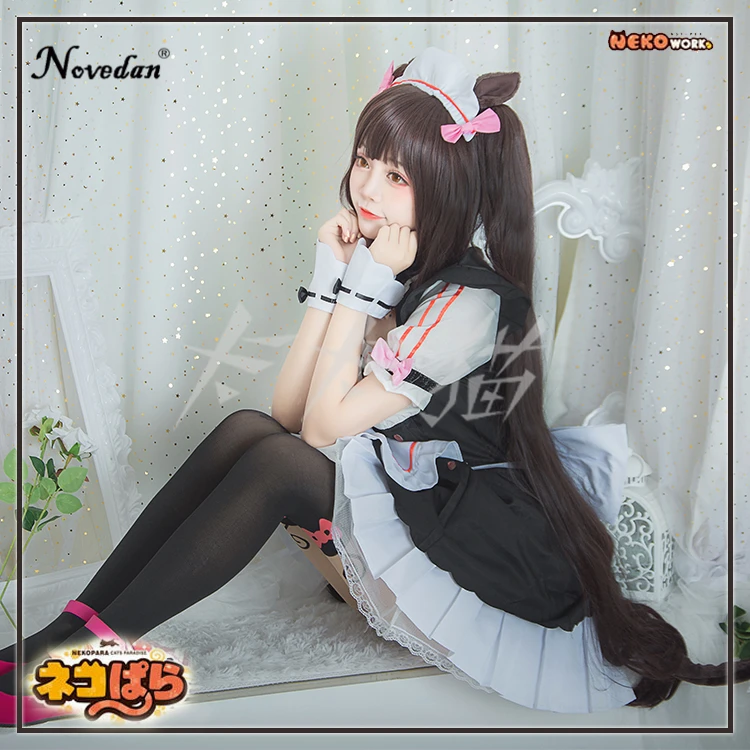Косплей кокосовый костюм Nekopara для женщин японское аниме Chocola Ванильные костюмы