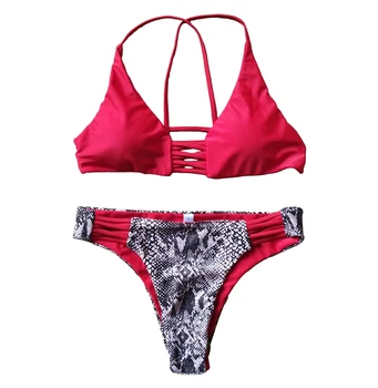 

Free shipping Folk Style Bikini Sexy bandage Swimsuit Swimwear Bathingsuit 4F4623