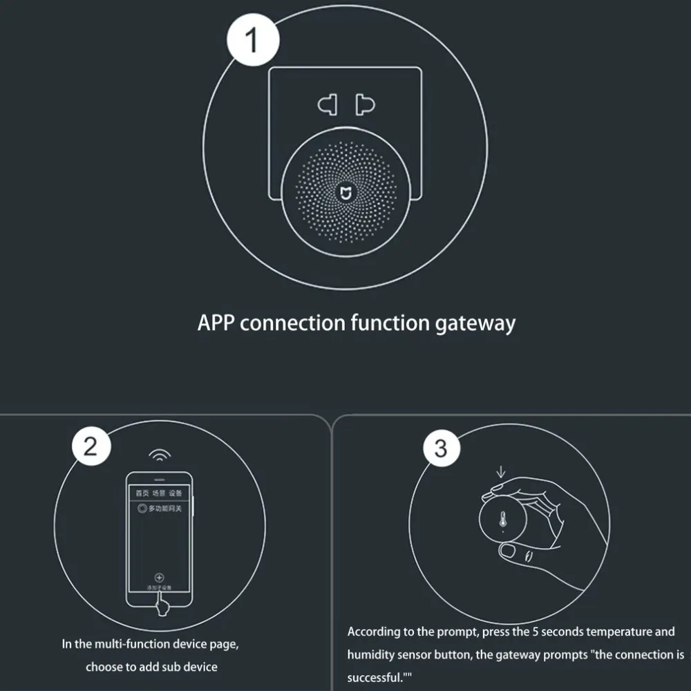 Акара Смарт Датчик Температуры и Влажности ZigBee Wi-Fi Беспроводная Работа С Xiaomi Умный Дом