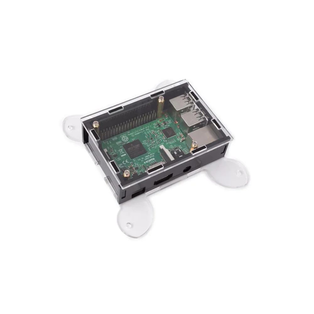 

Transparent Acrylic Case Cover Shell Enclosure Box for Raspberry PI 3 /Model B +/ Model B (NO Raspberry PI Board )