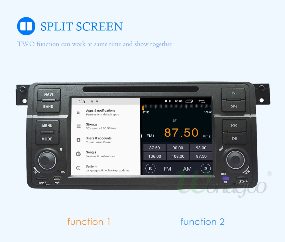 Top IPS Android 8.1 car dvd multimedia player for BMW M3 E46 Rover 75 MG ZT car radio AUDIO stereo GPS navigation 2G RAM quad core 18