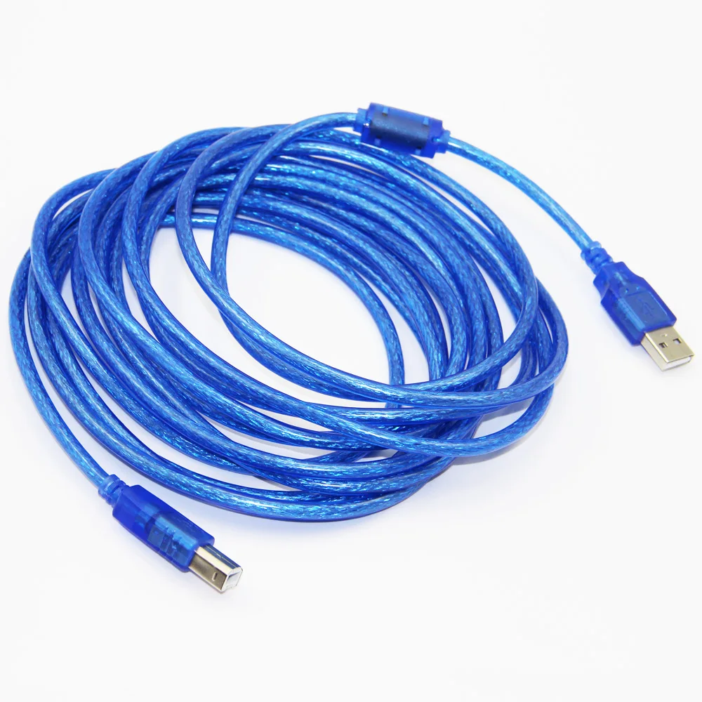Кабель для принтера lballist USB 2 0 кабель типа Папа папа B экранированный 1 5 м 8 3 10