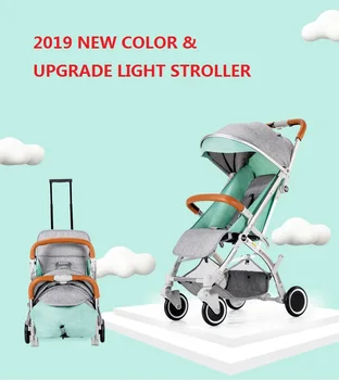 

Mini Baby Stroller Portable Folding Pram Light Baby Carriage Suit for Lying and Seating In 2018 New Item