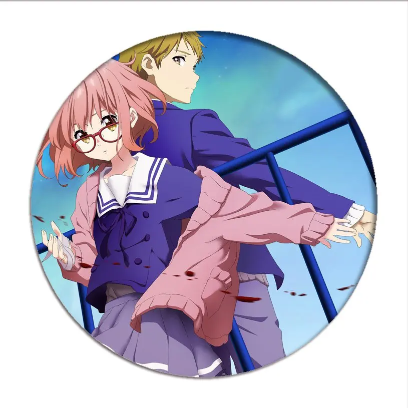 1 шт. Kyokai no Kanata значок косплея Мирай Курияма брошь заколки kanбара Акихито