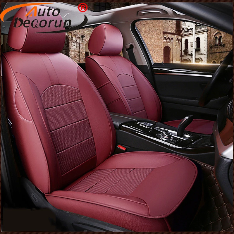 Buy AutoDecorun 21PCS/Set Genuine Leather Seat Covers