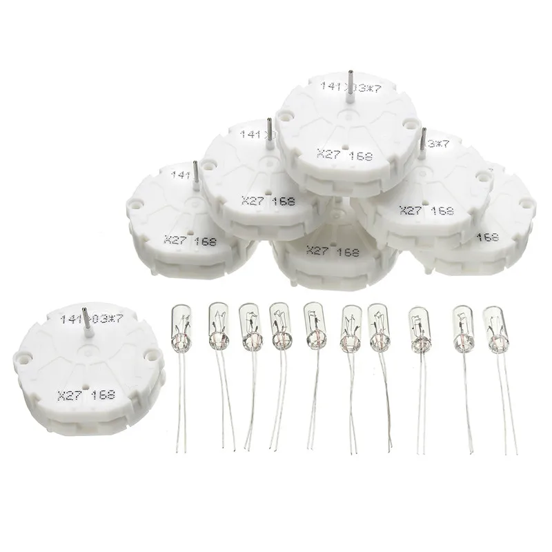 

7 X 27.168 Stepper Motor Speedometer Cluster Repair Kit 10 Bulbs For GM