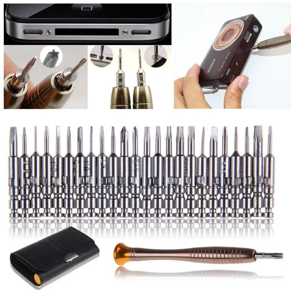  25 in1 Präzision Torx-schraubendreher Repair Tool Set Für iPhone Handy Notebook PC