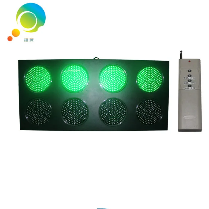 

Hot selling 300mm playground LED signal light red green full ball remote control traffic lights