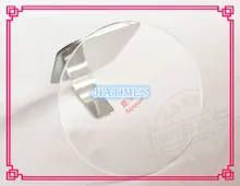 Shippng libre 1 pc Mingjing Plat 1.0mm Épais Ronde Réel Saphir Cristal Taille de 14mm à 22.5mm