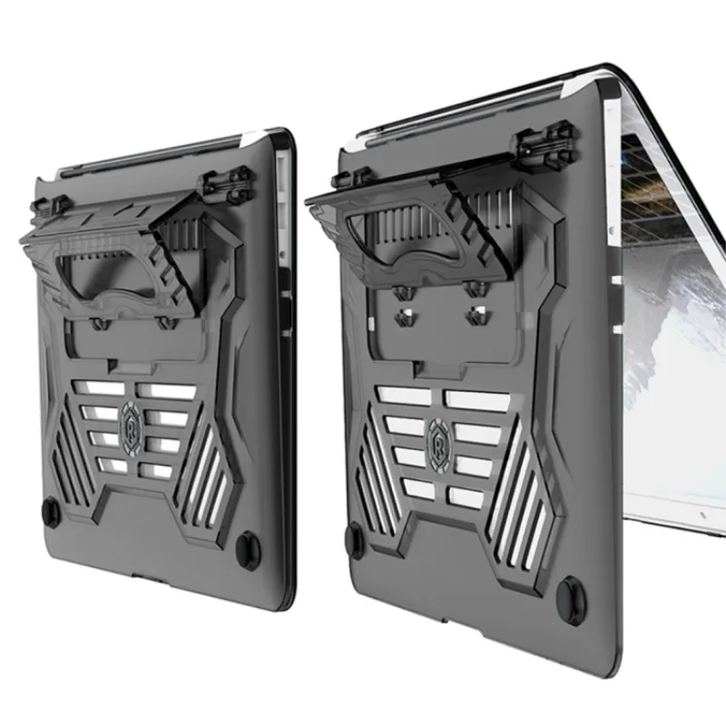 Multi-function прозрачный рассеивание тепла ручка ноутбука защитный чехол для MacBook Air 13,3 дюймов A1932 с держателем и ручкой