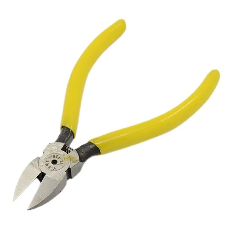 

Chrome-Vanadium Steel Jewelry Pliers Side Cutting Pliers Platinum Yellow Jewelry Making Tools 125x80x9mm