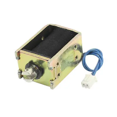 

DC48V 0.24A 11.52W 400g/5mm Push Type Open Frame Solenoid Electromagnet
