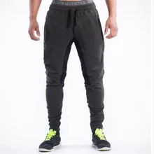 2016 neue mode Herren GASP & GOLD GymPants, elastische baumwolle männlichen fitness workout hosen, jogginghose hosen hosen