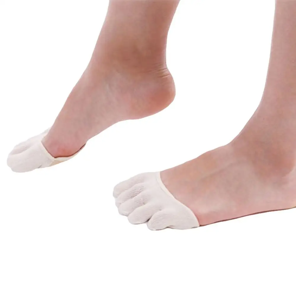 1 пара танцевальных туфель с пятью пальцами; носки для ухода за ногами; носочки для художественных танцев; танцевальные туфли для гимнастики; эластичные мягкие кружевные стринги; Новинка - Цвет: KH786QF