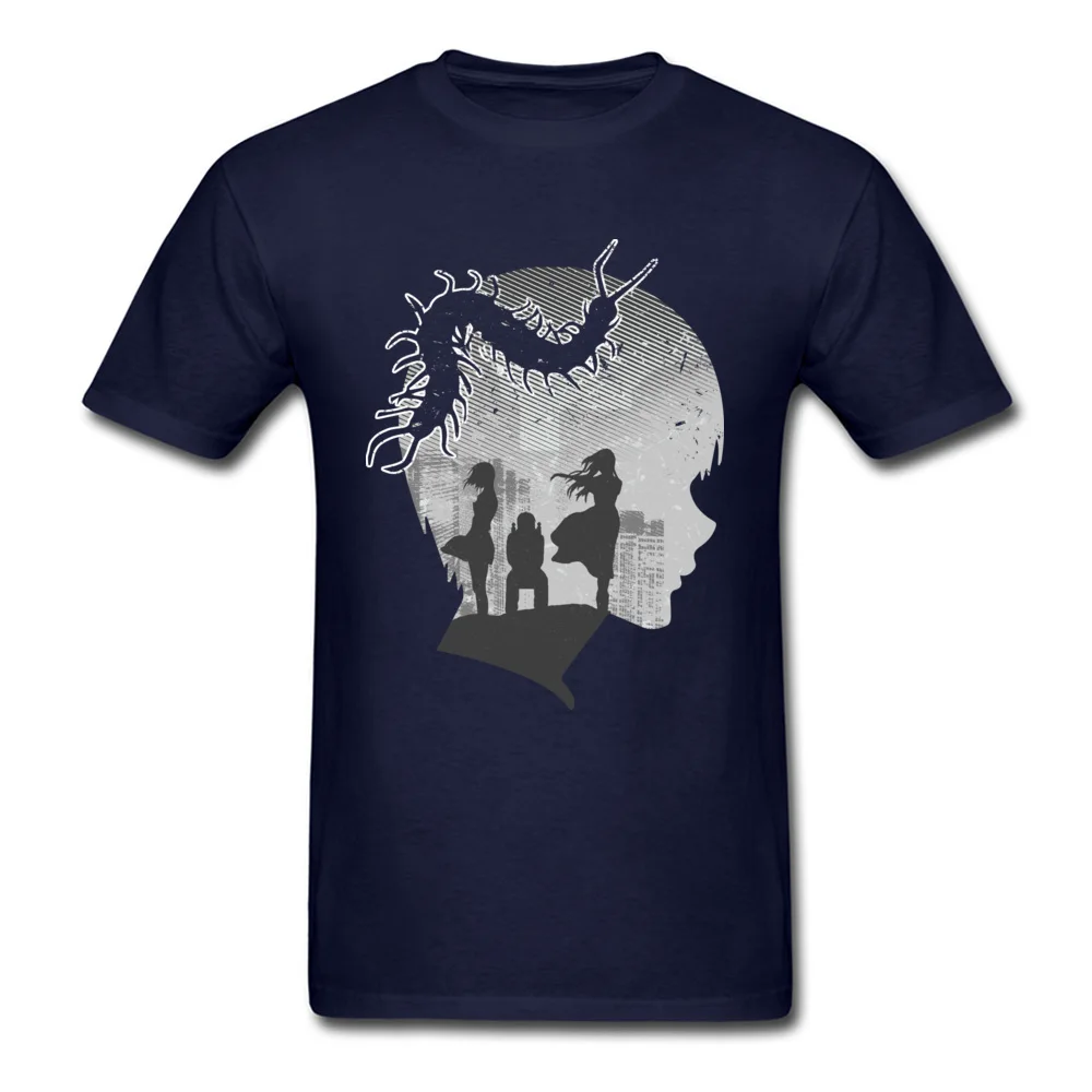  Design Tops Tees On Sale Short Sleeve Men Top T-shirts TpicOriginaltitle Summer Summer/Fall Tops Shirt Crew Neck Ghoul in Tokyo navy
