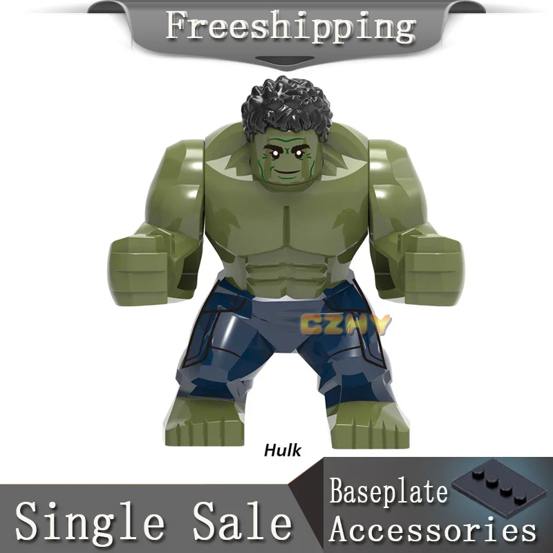 

Avengers 4 Endgame Infinity War Hulk Dr. Bruce Banner Rocket Raccoon Ant Man Super Heroes Legoe Minifigured Blocks Toys XH1052