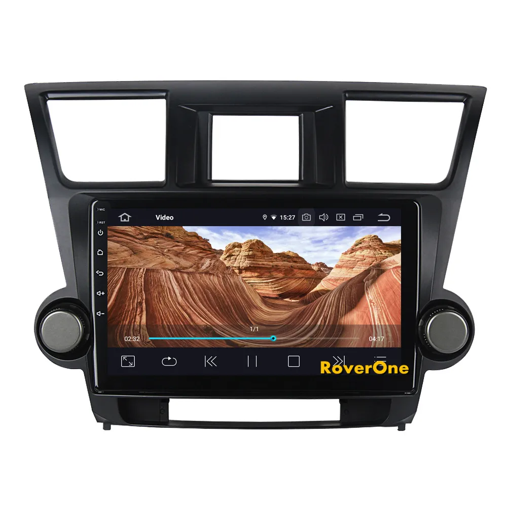 Top For Toyota Highlander Kluger 2009 - 2013 Android 9.0 Quad Core Autoradio Car Radio Stereo GPS Navigation Multimedia Player 10
