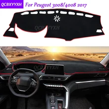 Para Peugeot 3008 4008 2017 Estera Tablero de instrumentos Interior Protectora Pad Photophobism Cortina Cojín Accesorios de Automóviles Coche Que Labra