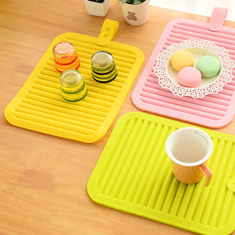 

ONEUP Eco-Friendly Silicone Placemat Coaster Waterproof Decoration Table Mat Non-Slip Plate Dishes Mat For Table Mugs Placemats