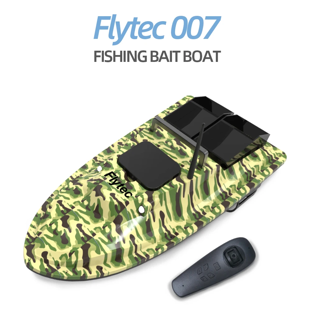 

2019 Flytec V007 Fish Finder Fishing Bait Boat Loading 500m Remote Control Fixed Speed Double Motors RC Boat Multiple Version