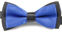 a04 Royal Blue Новинка, атласный мужской галстук для свадьбы, вечеринки, необычный простой галстук, галстук-бабочка, галстуки для мальчиков, бизнес бабочка, Официальный однотонный цвет, PSJ0145 - Цвет: a04 Royal Blue