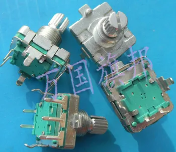 

Free Delivery. Rotary encoder EC16 15 mm round shaft digital potentiometer switch