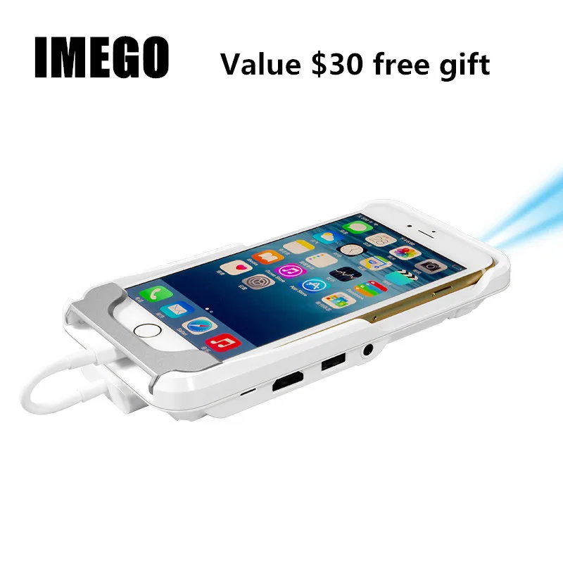 Mini telewizor Micro DLP Wifi przenośny kieszonkowy LED projektor do smartfona Pico HD wideo 1080P HDMI do ipada iPhone 6 7 8 X Plus biały IOS Mini telewizor Micro DLP Wifi przenośny kieszonkowy LED projektor do smartfona Pico HD wideo 1080P HDMI do ipada iPhone 6 7 8 X Plus biały IOS