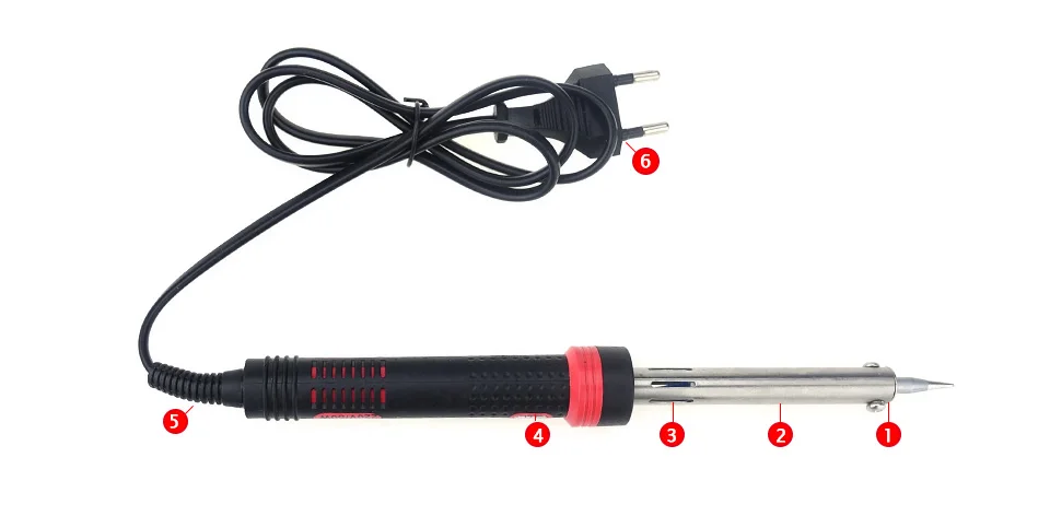 Free Shipping New Electric Solder Iron 220V External Heat Handtools Pen Type With Indicator Light EU 25 30 40 50 60W GP014A gas welding machine