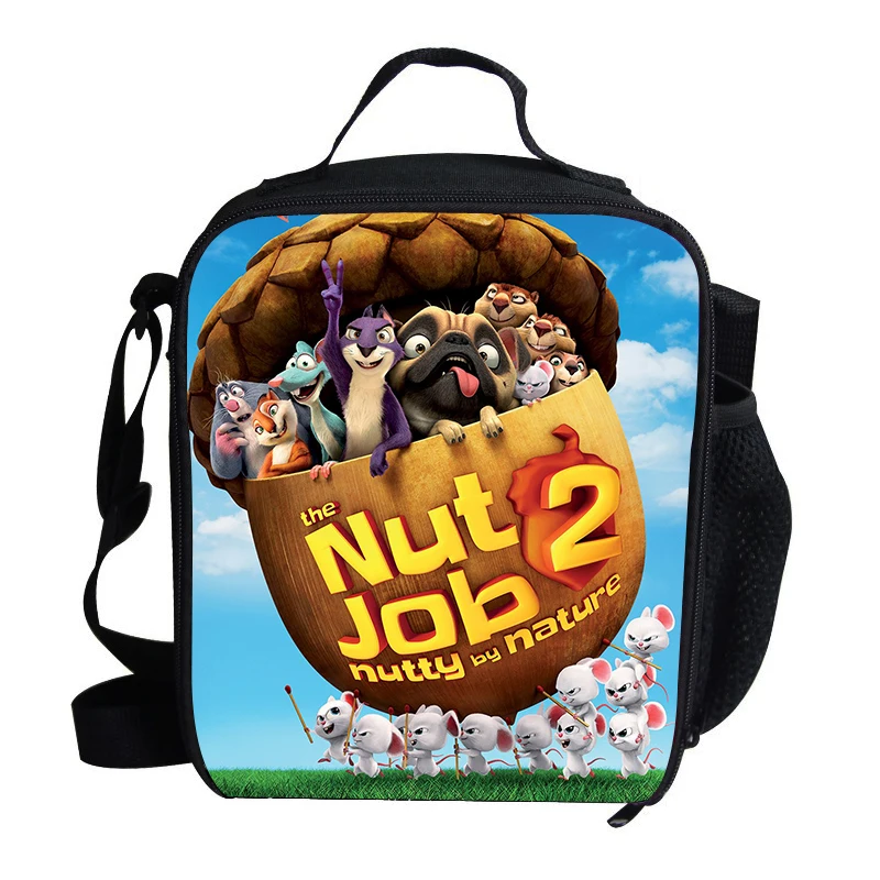 Сумки с рисунками из мультфильмов новые модные lunchbag 2018 детская коробка для