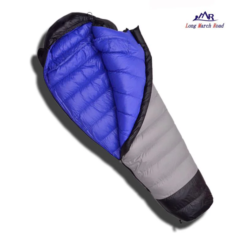 Branco para Baixo Saco de Dormir Athenaegis Marca Nova Chegada Ganso 600g e 800g e 1000g e 1200g Enchimento Emendados Envelope Adulto Respirável 4 Esporte e Lazer