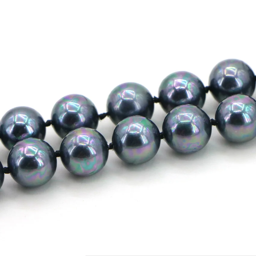 Black Shell Pearl Necklace 1 (11)