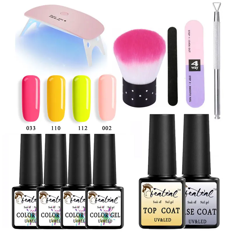 

Beateal UV Gel Nail Art Kits 36w Nail Dryer Lamp Manicure Gel Polish Set For Nail Extension Varnish Lacquer Manicure Tools Kit