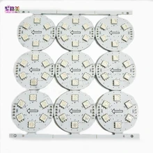 100 шт. DC12V D-38 6 светодиодов 5050 RGB SMD 5 мм оригинальная доска IC WS2811