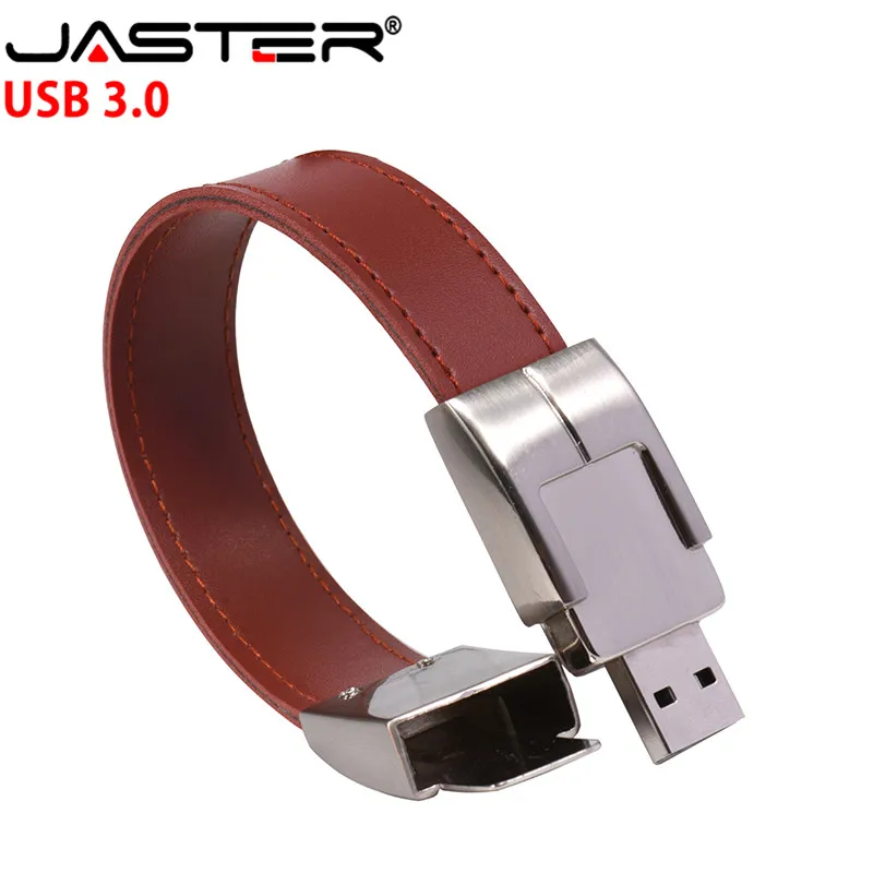 Новая стильная коричневая/черная кожаная модель JASTER usb3.0 4 ГБ 8 16 32 64 флэш