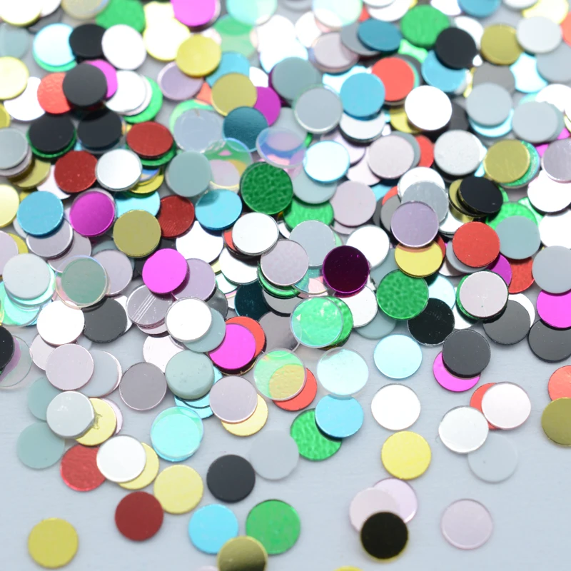 

Sequin 25g 3mm Dot Flat Shape PVC Loose Sequins For Crafts Paillettes Sewing Decoration Handcraft DIY Accessory