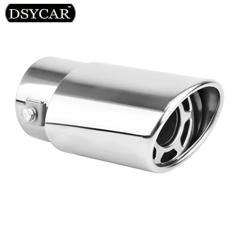 DSYCAR Universal Stainless steel font b Car b font font b Exhaust b font Pipe Tip