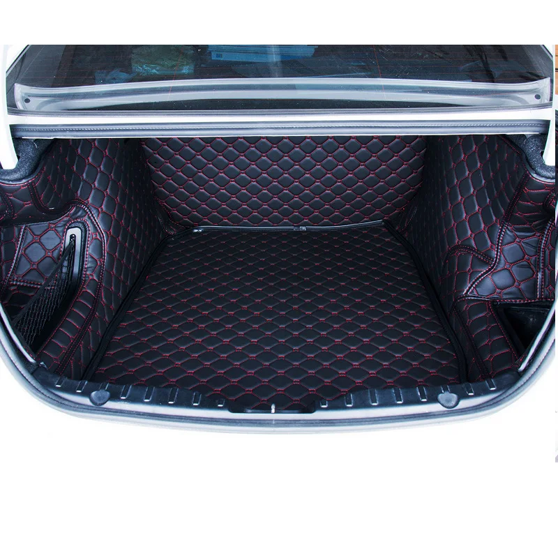 Lsrtw2017 5d полностью покрытие волокна кожи багажник автомобиля коврик для bmw 5 серии 528 530 520 540 535 g30 F10 2011