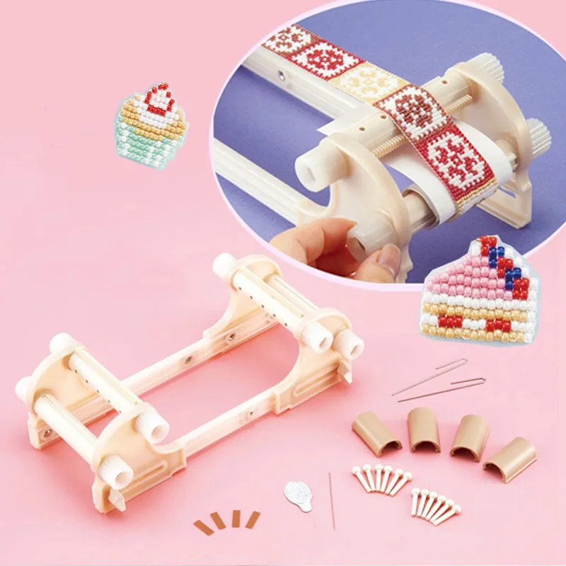 cloverseries 58 631Telescopic type bead loom machine Beaded knitting