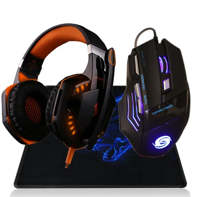 Professional 3200 DPI 7 Button 7D LED USB Wired Gaming Mouse Mice+Over