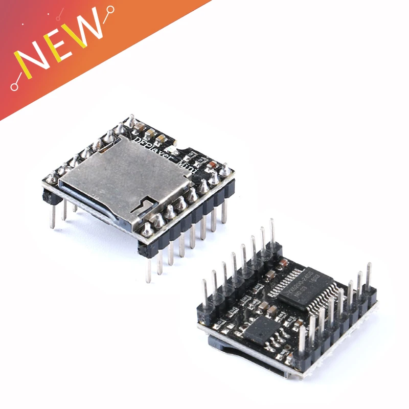 

TF Card U Disk Mini MP3 Player Audio Voice Module Board For Arduino DFPlay Wholesale DFPlayer