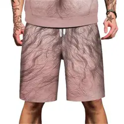 3D пляжные шорты мужские сексуальные волосы печатные мужские шорты для отдыха модные Harajuku Хип-хоп удобные мужские s купальники пляжные