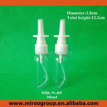 

Free Shipping 50sets/lot 1oz 30ml PET Clear Plastic Nasal Spray Bottle, Oral Nose Nasal Atomizers with 20/410 nasal sprayer pump